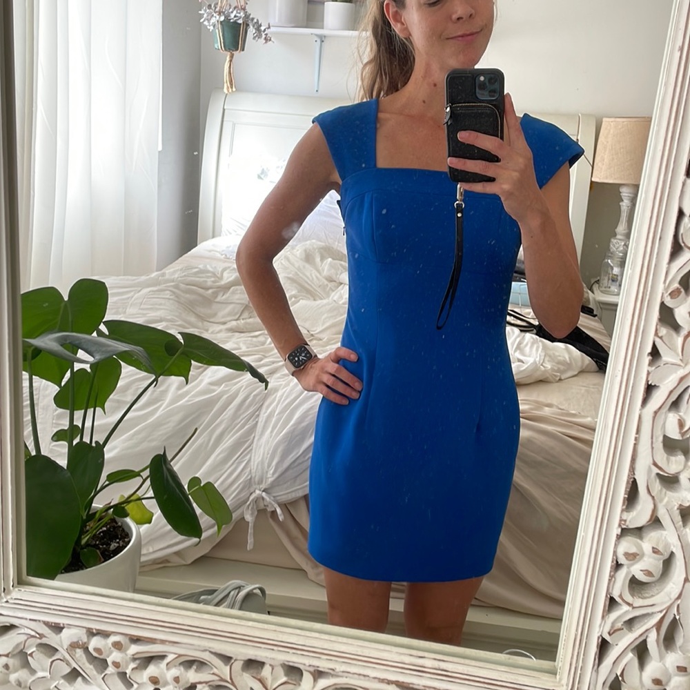 Andrea polizzi for Rex Lester petite blue dress